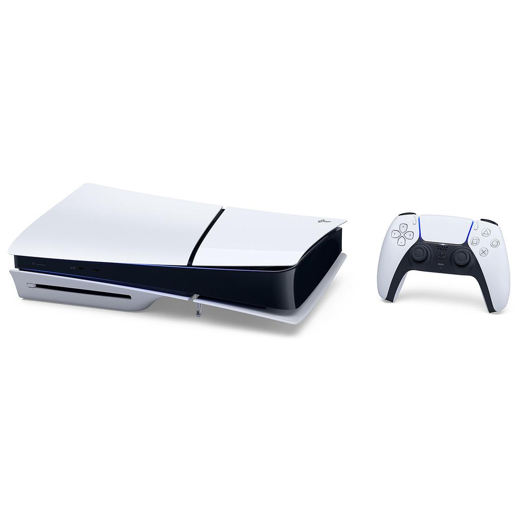 PlayStation 5 Slim 1000GB - White Refurbished - View 2 - Sony