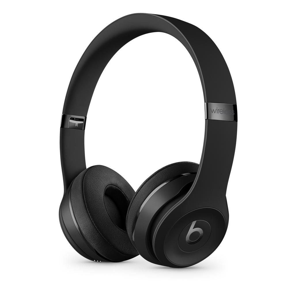 Beats Solo3 Wireless Headphone Bluetooth with microphone - Black Refurbished - Beats by Dre refurbished available on Backmarket