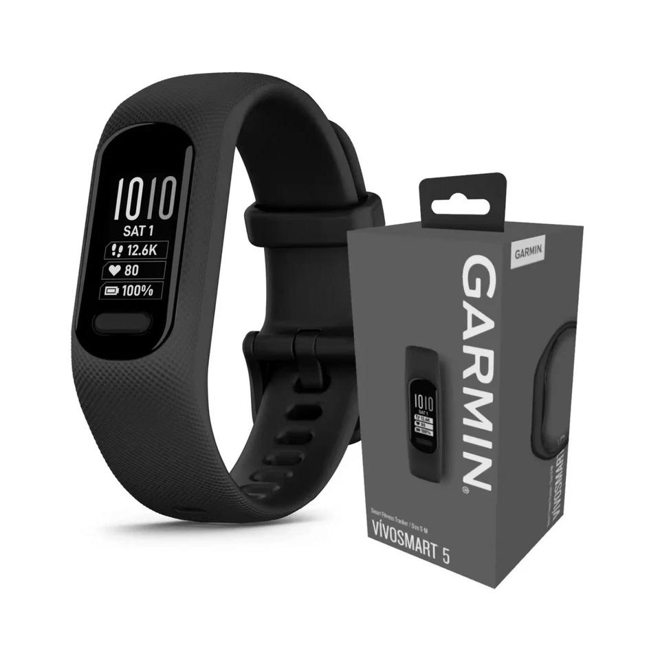 Garmin Vivosmart 5 Bluetooth 34 mm - Black Reconditionné - Garmin refurbished available on Backmarket