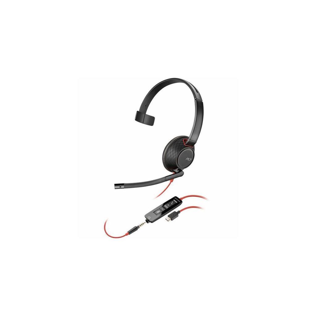 Poly Blackwire 5210 Noise cancelling Headphone with microphone - Black Reconditionné - N/A (Il existe plusieurs marques avec le nom "Poly", il refurbished available on Backmarket