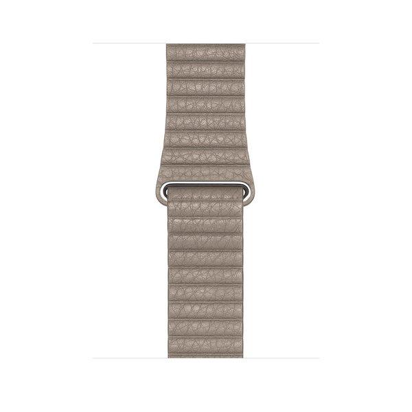 Apple Watch Leather Loop 44mm - Stone - M Reconditionné - Apple refurbished available on Backmarket