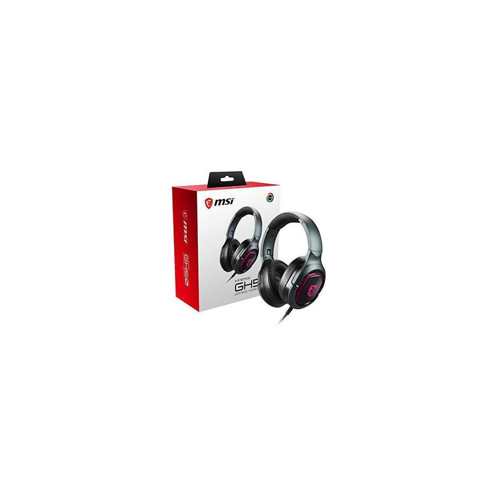 Msi Immerse GH50 Gaming Headphone with microphone - Gray Refurbished - MSI (Micro-Star International) refurbished available on Backmarket