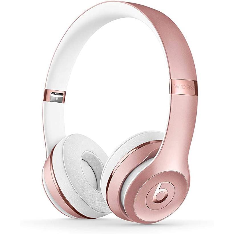 Beats Solo 3 MX442LL/A Noise cancelling Gaming Headphone Bluetooth with microphone - Rose Gold Reconditionné - Beats by Dre refurbished available on Backmarket