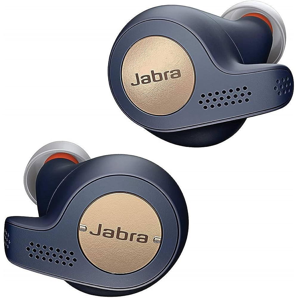 Jabra ELITE 65T Earbud Bluetooth Earphones - Blue Refurbished - Jabra refurbished available on Backmarket