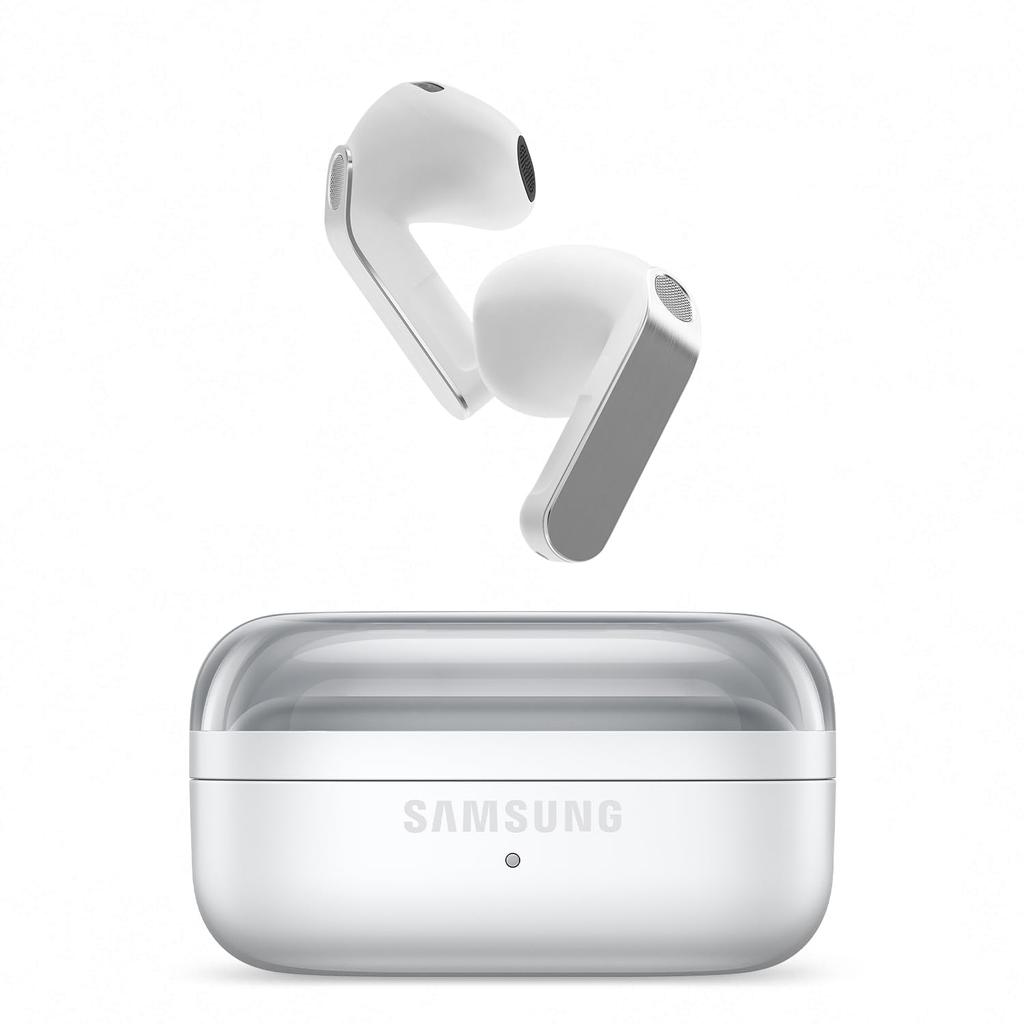Galaxy Buds 4 Earbud Noise-Cancelling Bluetooth Earphones - White Reconditionné - Samsung refurbished available on Backmarket