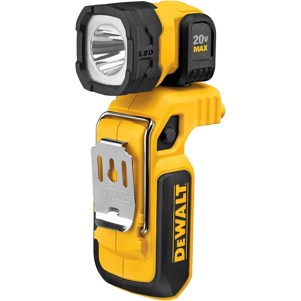 DEWALT 20V MAX LED Magnetic Freestanding Bare Tool Only DCL044 - Yellow Refurbished - DeWalt refurbished available on Backmarket
