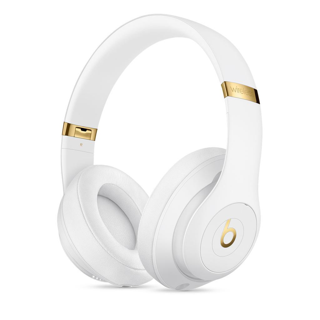 Beats Studio3 Wireless Noise cancelling Headphone Bluetooth with microphone - White Refurbished - Beats by Dre refurbished available on Backmarket
