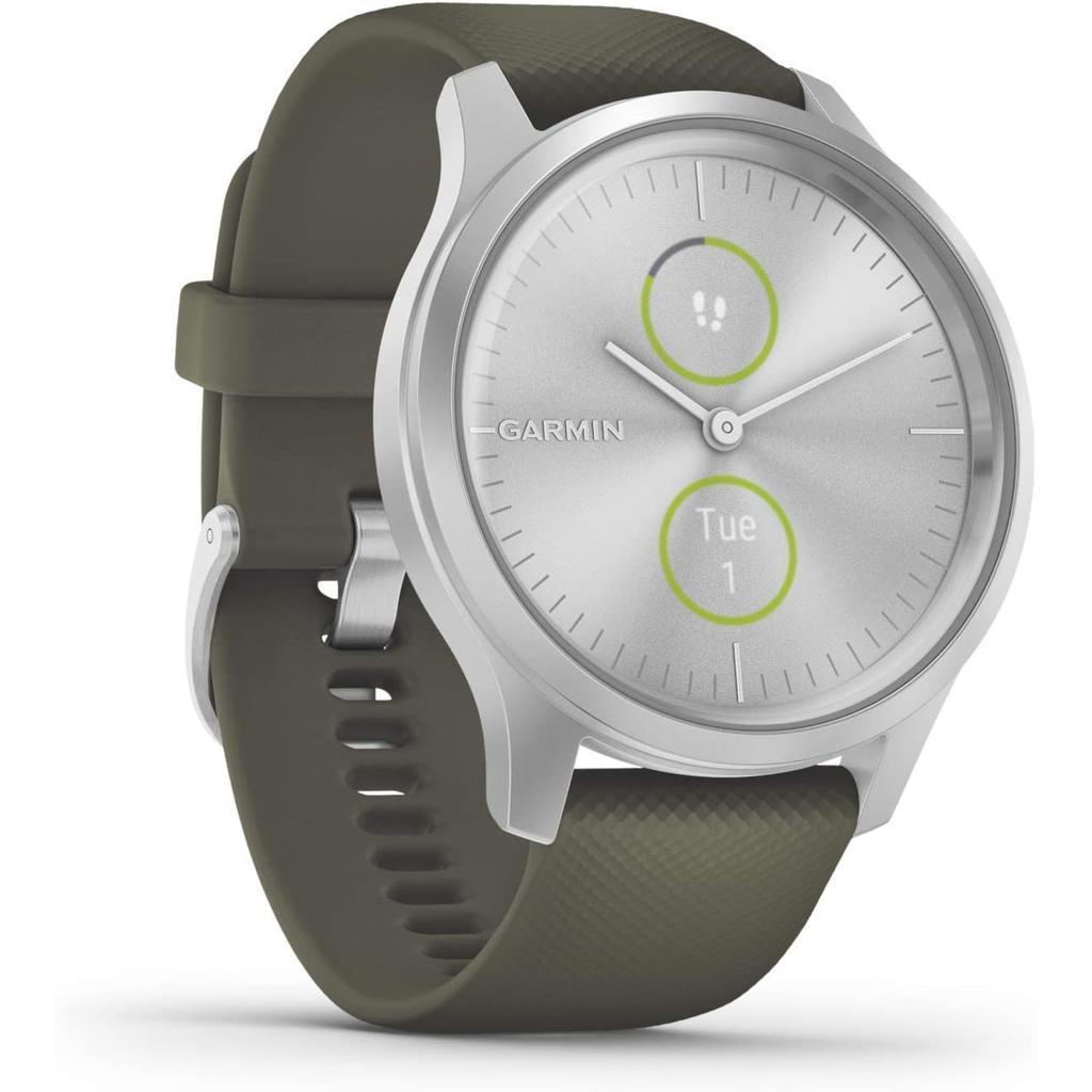 Garmin Smart Watch Vivomove Style HR GPS - Silver Reconditionné - Garmin refurbished available on Backmarket