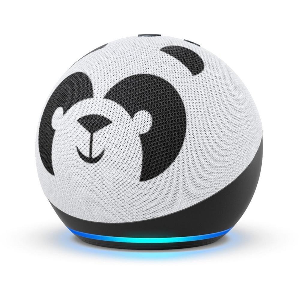 Amazon Echo Dot (4th Gen) Kids Edition with Parental Controls - Panda Bluetooth speakers - Black/White Refurbished - Amazon refurbished available on Backmarket
