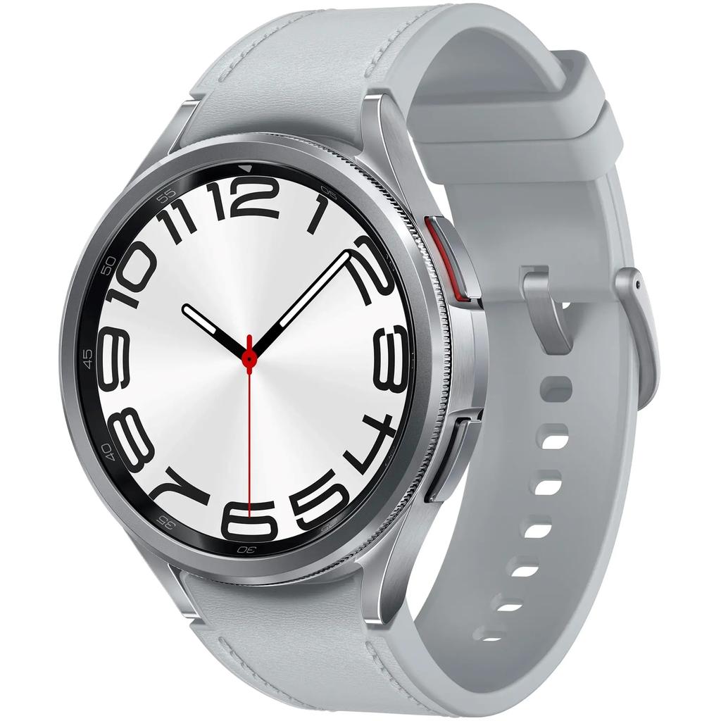Samsung Galaxy Watch6 Bluetooth 47 mm - Silver Reconditionné - Samsung refurbished available on Backmarket