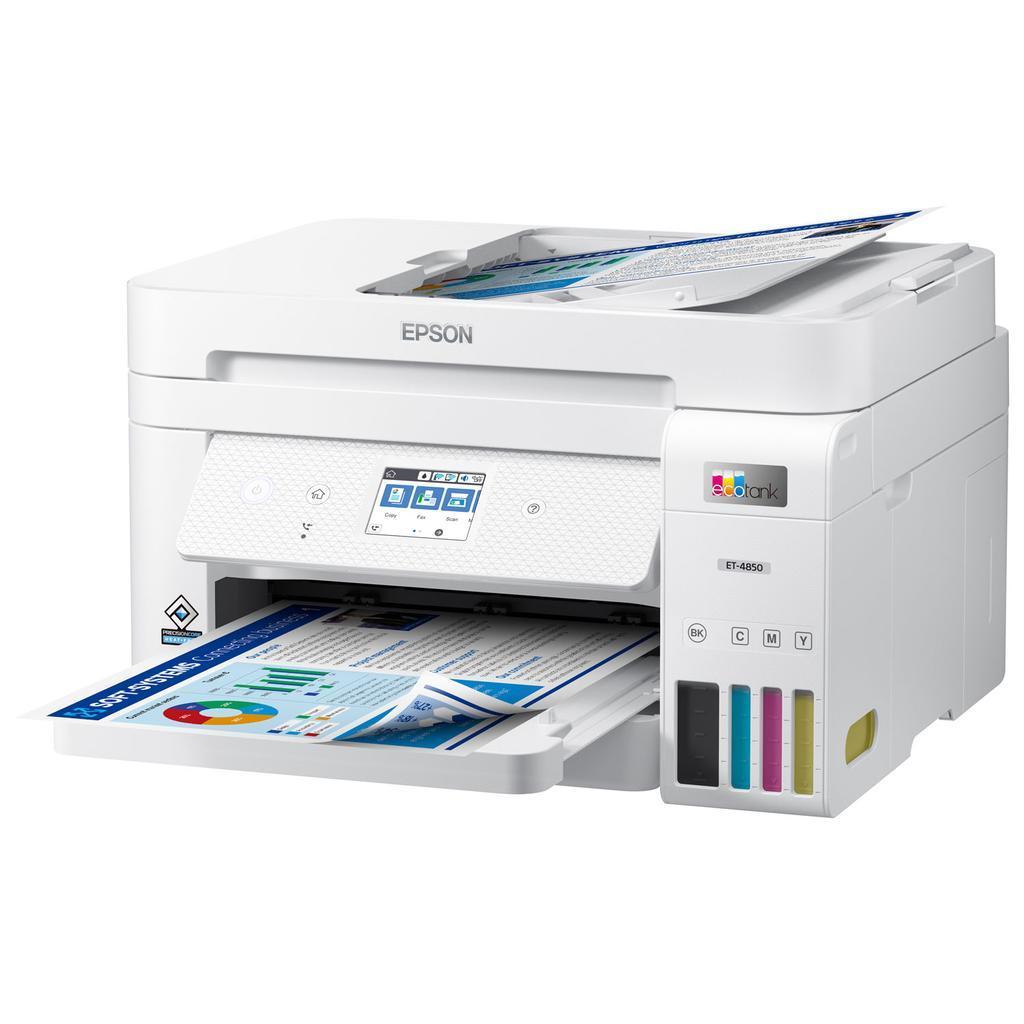 Buy Epson EcoTank ET-4850 Inkjet printer Refurbished - $382.00 Epson EcoTank ET-4850 Inkjet printer Refurbished - Epson refurbished available on Backmarket