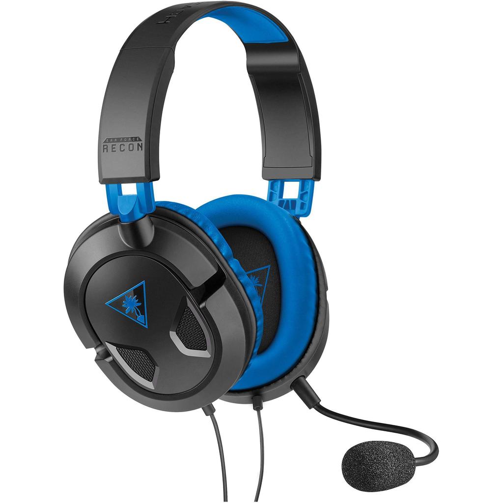 Turtle Beach Ear Force Recon 60P Noise cancelling Gaming Headphone with microphone - Black/Blue Reconditionné - Turtle Beach refurbished available on Backmarket