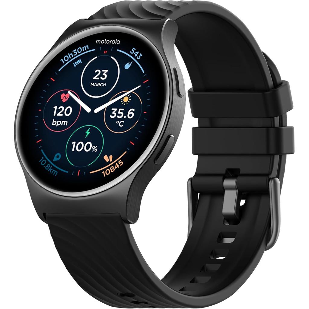 Motorola Smart Watch Moto M120 HR GPS - Black Reconditionné - Motorola refurbished available on Backmarket