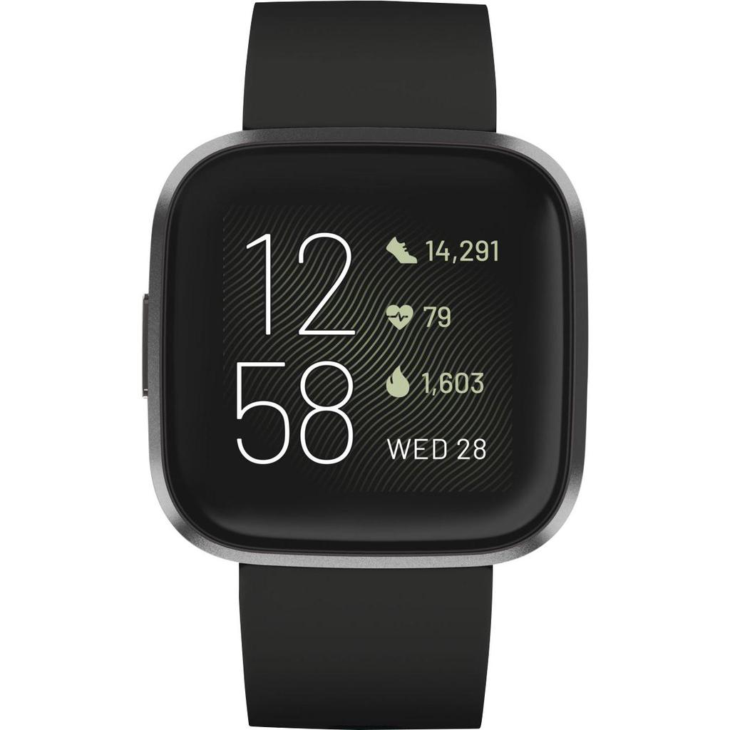 Fitbit Smart Watch Versa 2 HR - Black/Carbon Reconditionné - Fitbit refurbished available on Backmarket