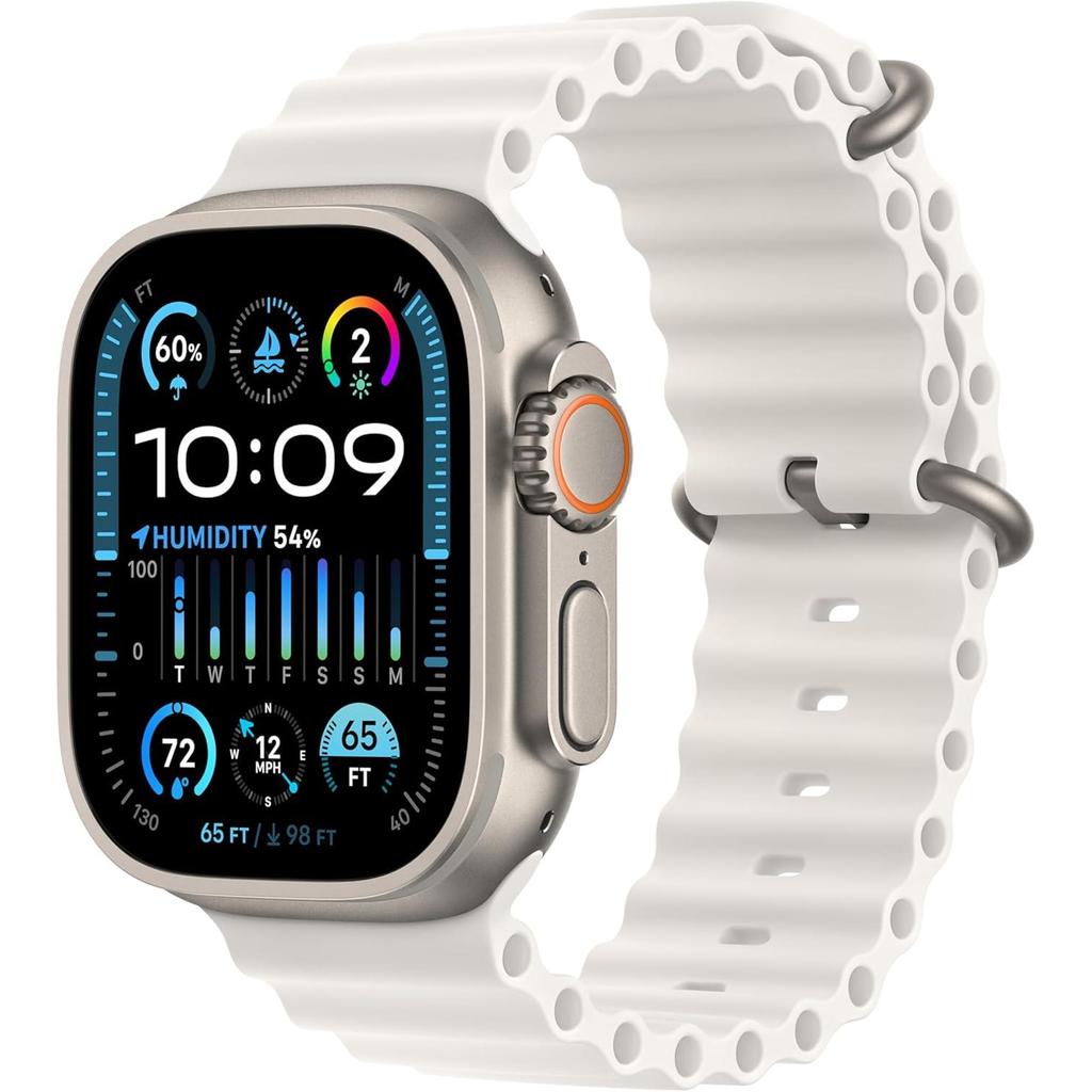 Apple Watch Ultra 2 (2023) GPS + Cellular 49 mm - Titanium Natural Titanium Refurbished - Apple refurbished available on Backmarket