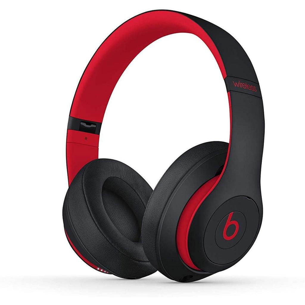 Beats Studio3 Noise cancelling Headphone Bluetooth with microphone - Defiant Black/Red Refurbished - Beats by Dre refurbished available on Backmarket