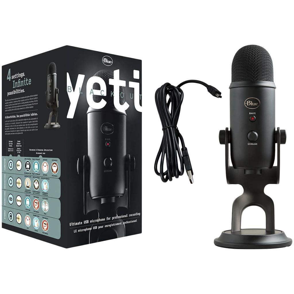 Buy Logitech Blue Yeti USB Microphone audio accessories Refurbished - $152.00 Logitech Blue Yeti USB Microphone audio accessories Refurbished - Logitech refurbished available on Backmarket