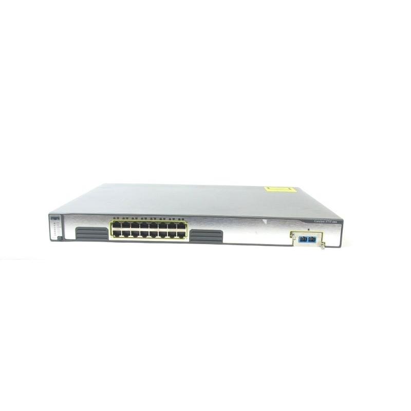 Cisco WS-C3750G-16TD-S Hub Refurbished - Cisco Systems Inc. refurbished available on Backmarket