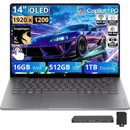 Hp OmniBook X 14-inch (2026) - Snapdragon X Plus X1P-42-100 - 16 GB - SSD 512 GB Refurbished - Hewlett-Packard (ou HP en abrégé) refurbished available on Backmarket