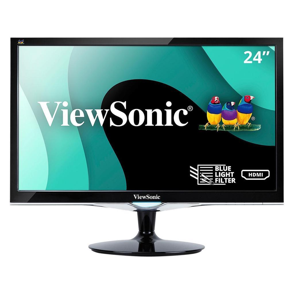 Viewsonic 24-inch Monitor 1920 x 1080 LED (VX2452MH) Refurbished - ViewSonic refurbished available on Backmarket