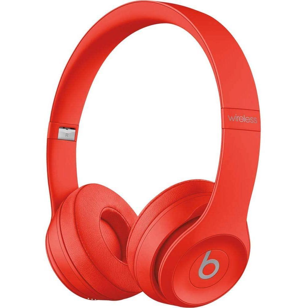 Beats By Dr. Dre Solo3 Headphone Bluetooth with microphone - Red Reconditionné - Beats by Dr. Dre refurbished available on Backmarket