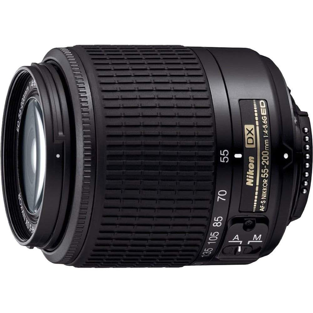 Nikon Camera Lense AF-S 55-200mm f4-5 Reconditionné - Nikon refurbished available on Backmarket