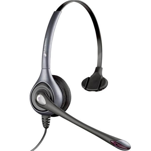 Plantronics SupraPlus HW251N Headphone Bluetooth with microphone - Black Reconditionné - Plantronics refurbished available on Backmarket