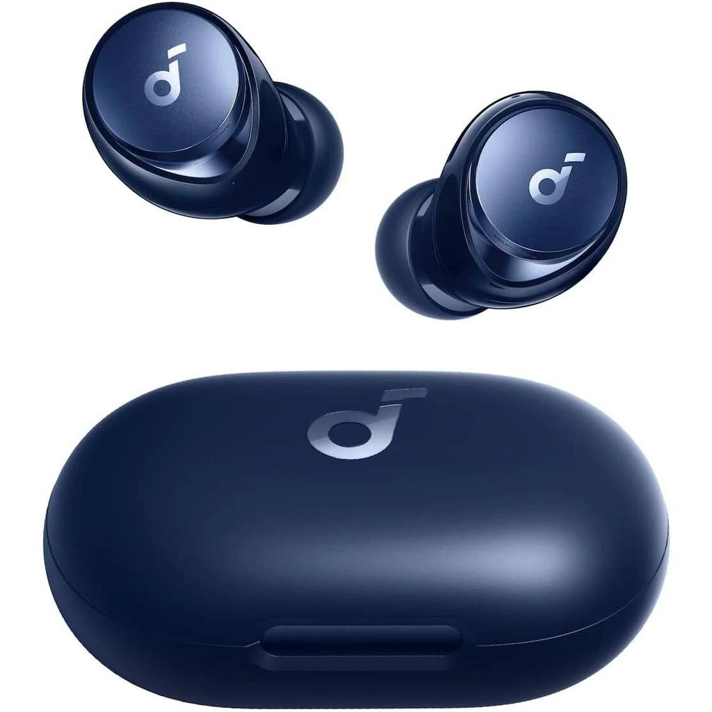 Soundcore Space A40 Earbud Noise-Cancelling Bluetooth Earphones - Blue Refurbished - Anker Soundcore refurbished available on Backmarket