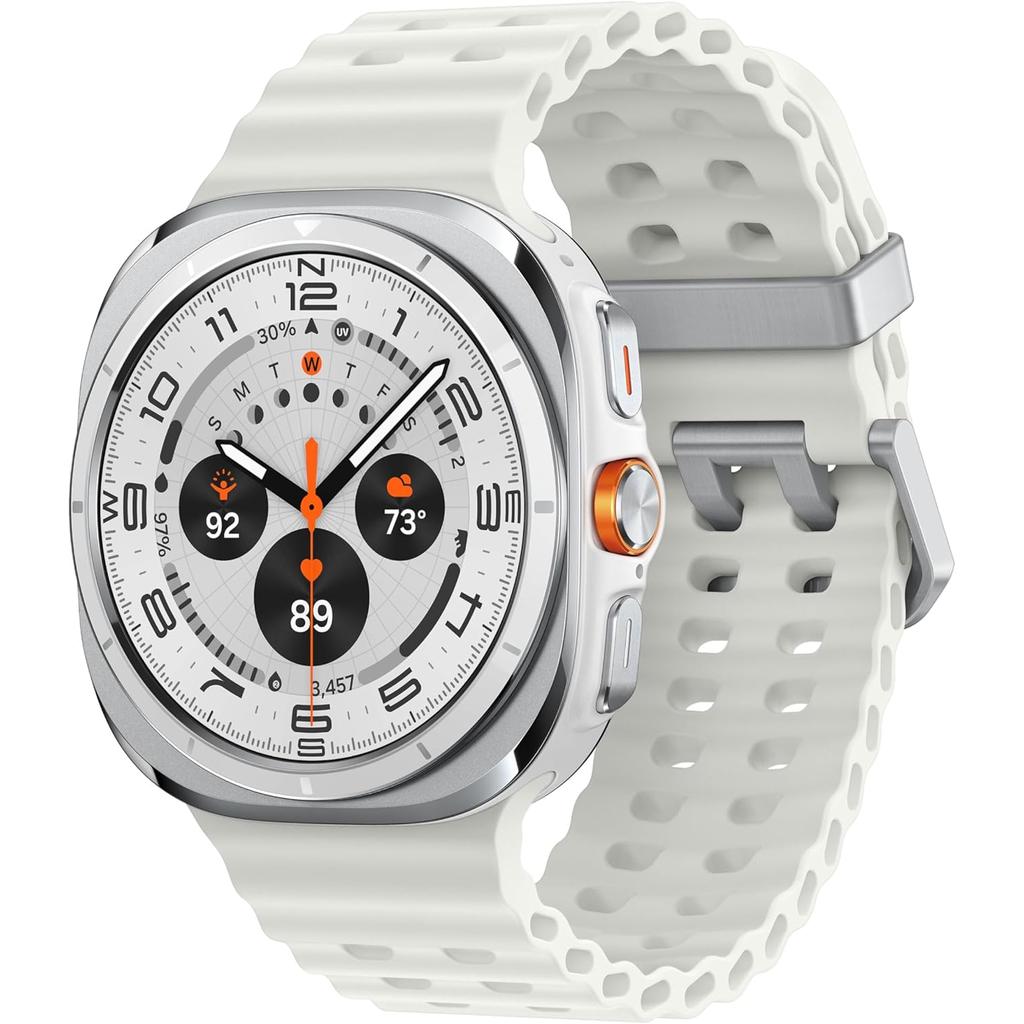 Samsung Smart Watch Galaxy Watch Ultra HR GPS - Titanium White Reconditionné - Samsung refurbished available on Backmarket