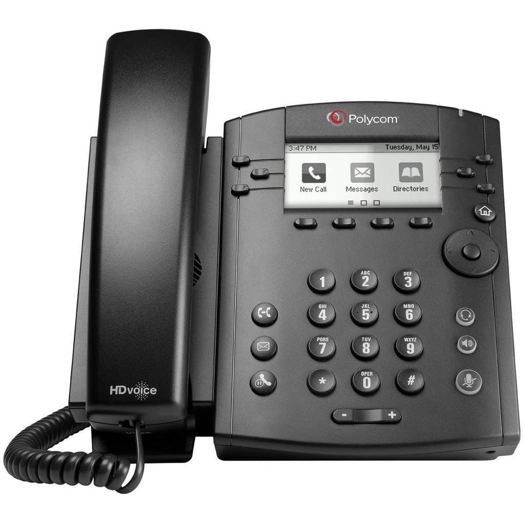 Polycom VVX 201 Landline telephone Refurbished - Polycom refurbished available on Backmarket