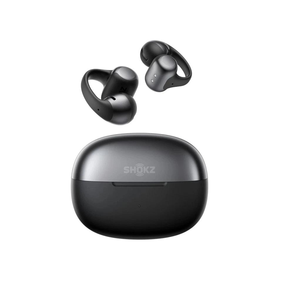 Shokz OpenDots ONE Earbud Noise-Cancelling Bluetooth Earphones - Black Refurbished - Shokz (also known as AfterShokz) refurbished available on Backmarket