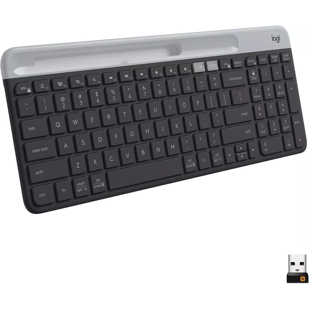 Logitech Keyboard QWERTY Wireless K585 Refurbished - Logitech refurbished available on Backmarket