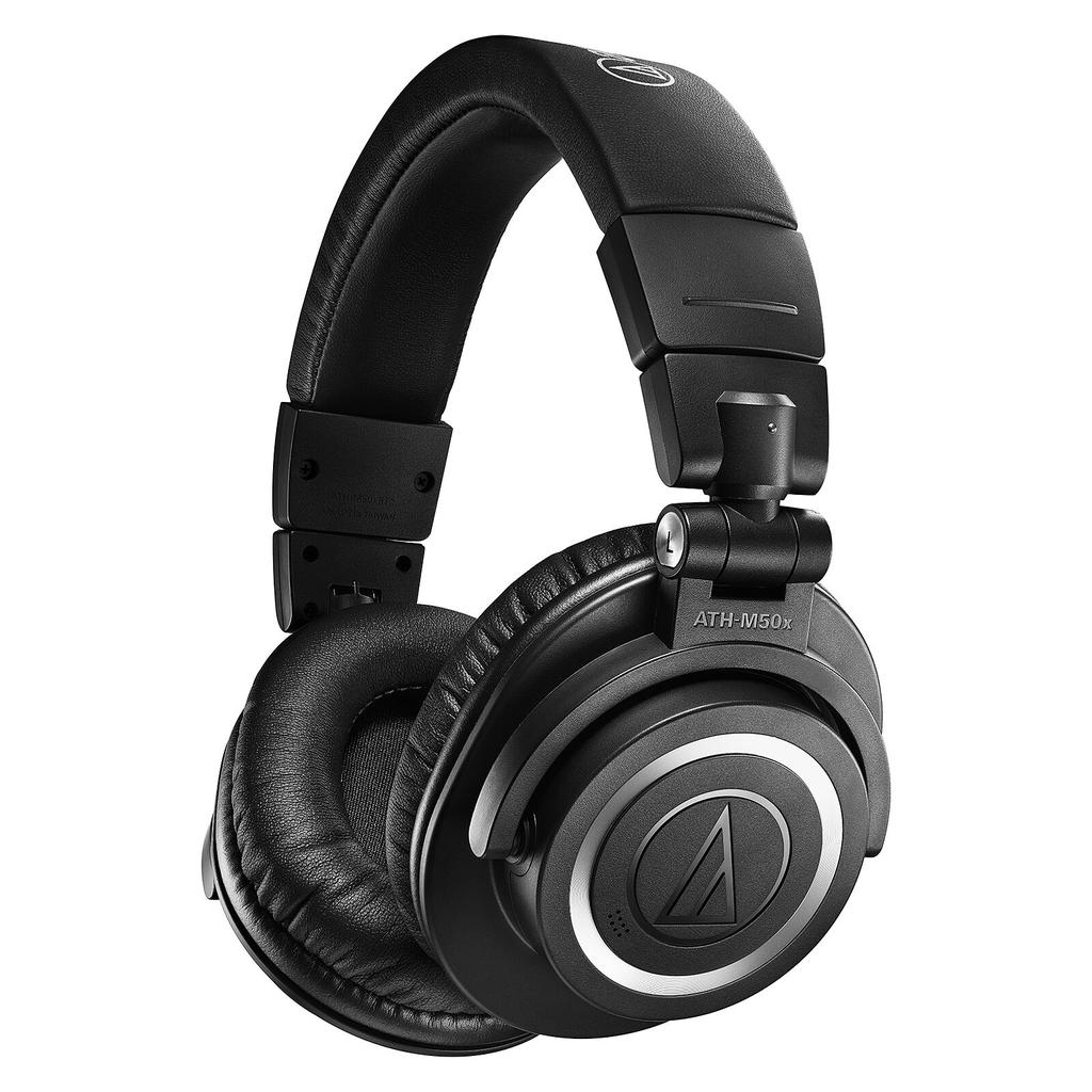 Audio-Technica ATHM50XBT2 Noise cancelling Headphone Bluetooth with microphone - Black Reconditionné - Audio-Technica refurbished available on Backmarket