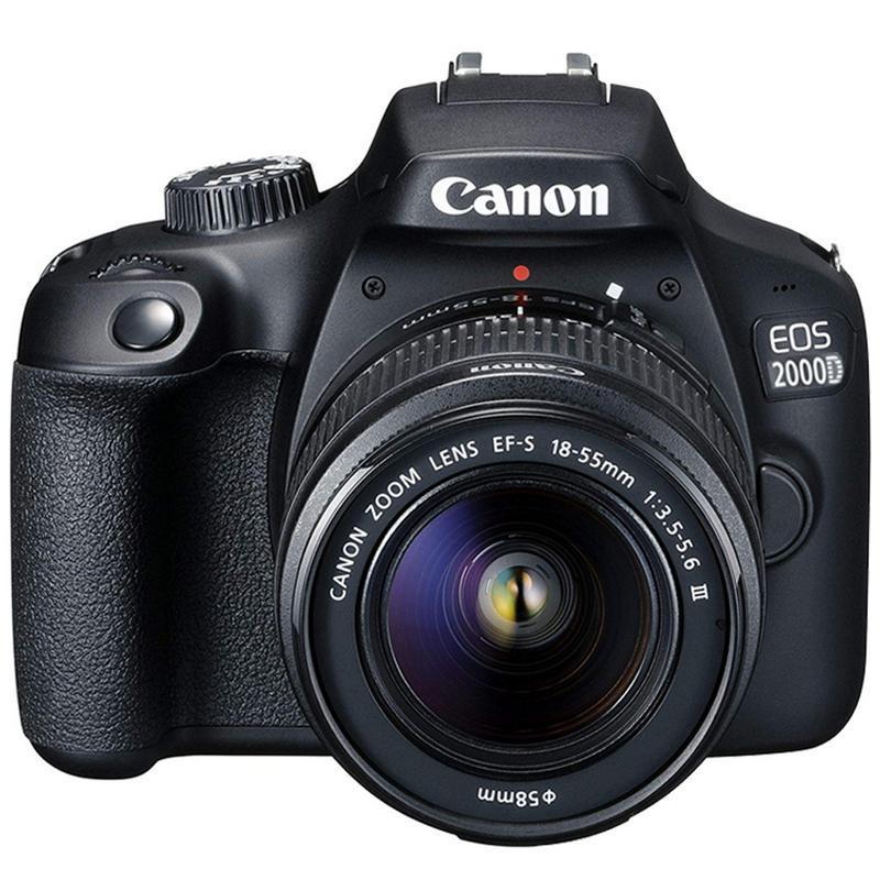Reflex Canon EOS 2000D - Black + Lens Canon EF-S ""18-55mm f/1:3.5-5.6 Reconditionné - Canon refurbished available on Backmarket