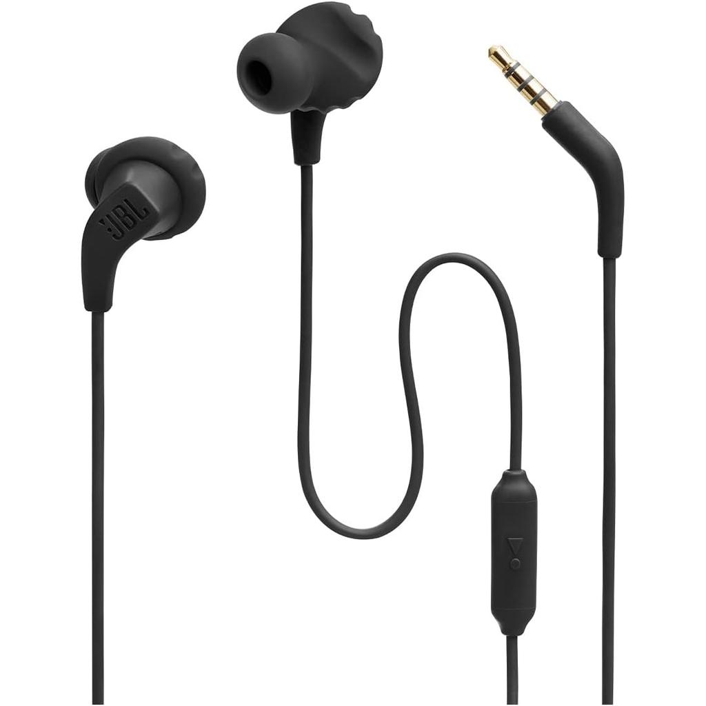 JBL Endurance Run 2 Earbud Noise-Cancelling Earphones - Black Reconditionné - JBL refurbished available on Backmarket