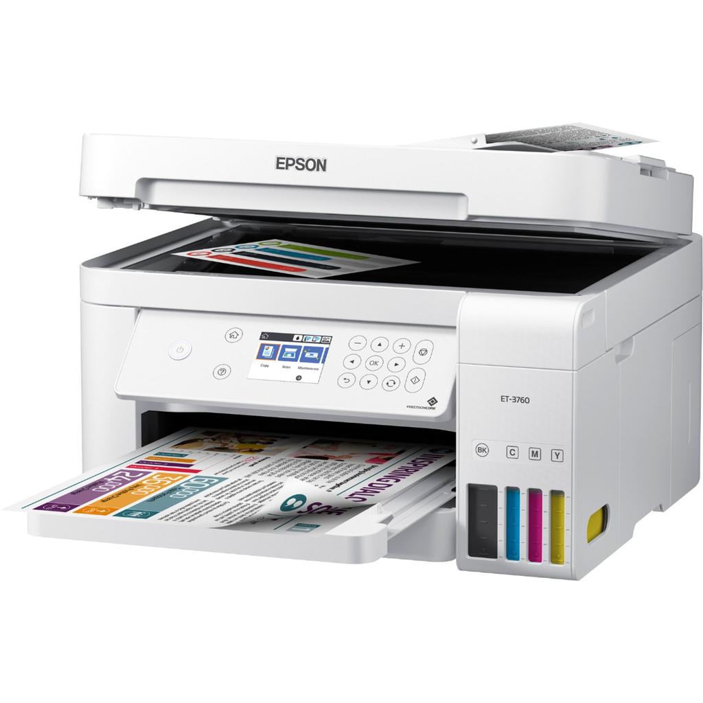 Epson EcoTank ET-3760 Inkjet printer Refurbished - Epson refurbished available on Backmarket
