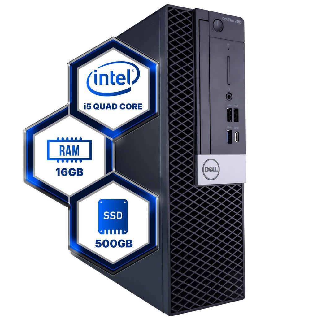 Dell OptiPlex 7060 Core i7 3.2 GHz - SSD 512 GB RAM 16GB Refurbished - Dell refurbished available on Backmarket