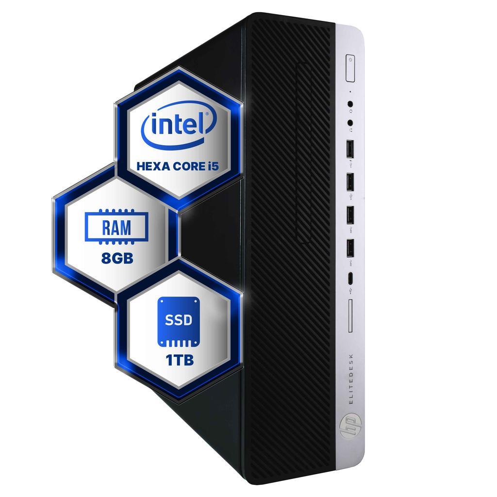 HP EliteDesk 800 G4 Core i5 3 GHz - SSD 1 TB RAM 8GB Refurbished - Hewlett-Packard (ou HP en abrégé) refurbished available on Backmarket