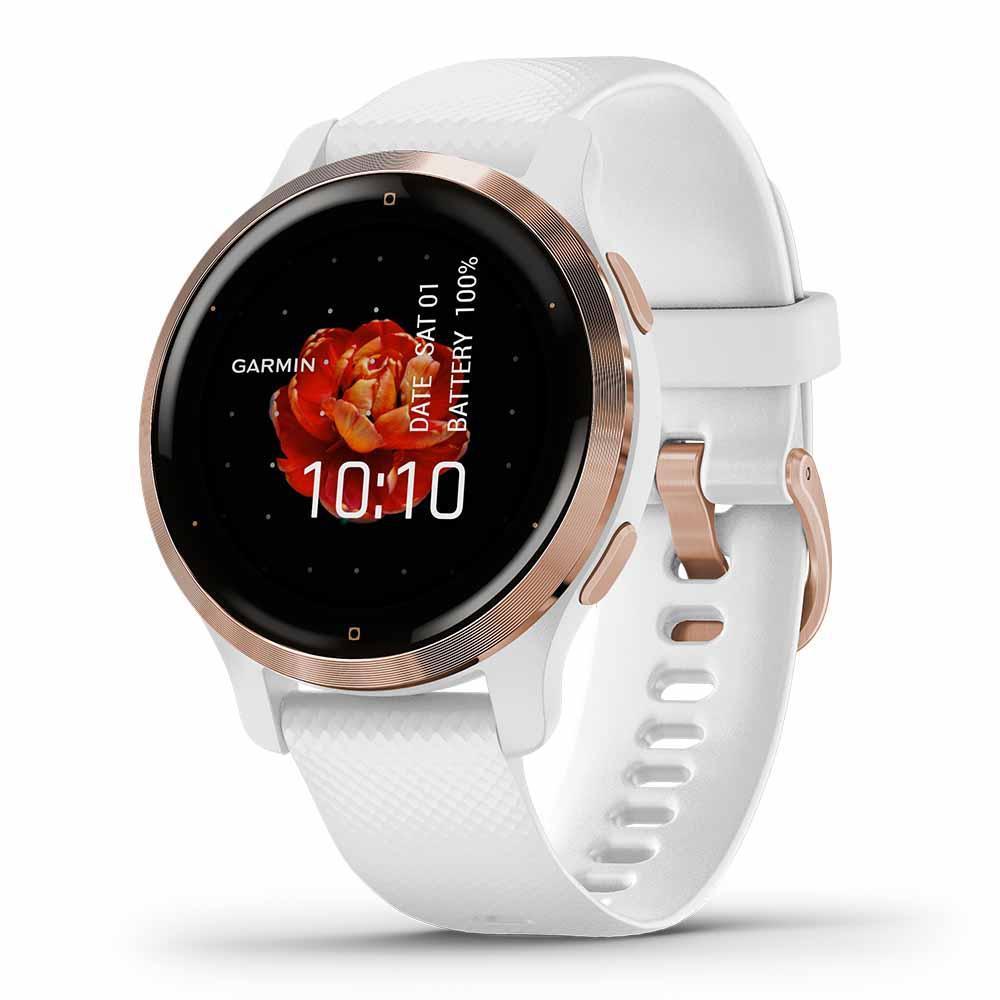 Garmin Venu 2S Bluetooth 45 mm - White/Gold Reconditionné - Garmin refurbished available on Backmarket