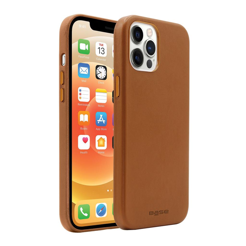 iPhone 12 Pro Max case - Leather - Brown Refurbished - N/A refurbished available on Backmarket