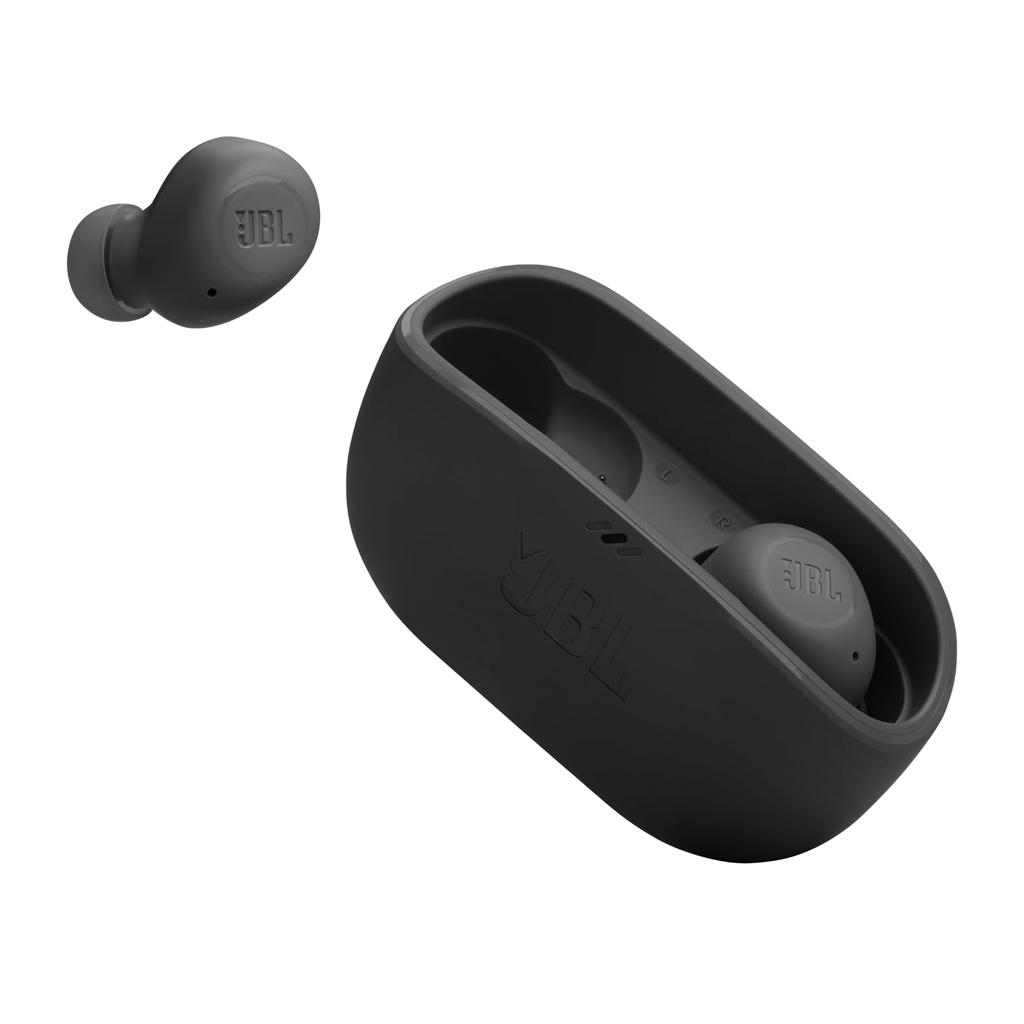 JBL Vibe Buds Earbud Noise-Cancelling Bluetooth Earphones - Black Refurbished - JBL refurbished available on Backmarket