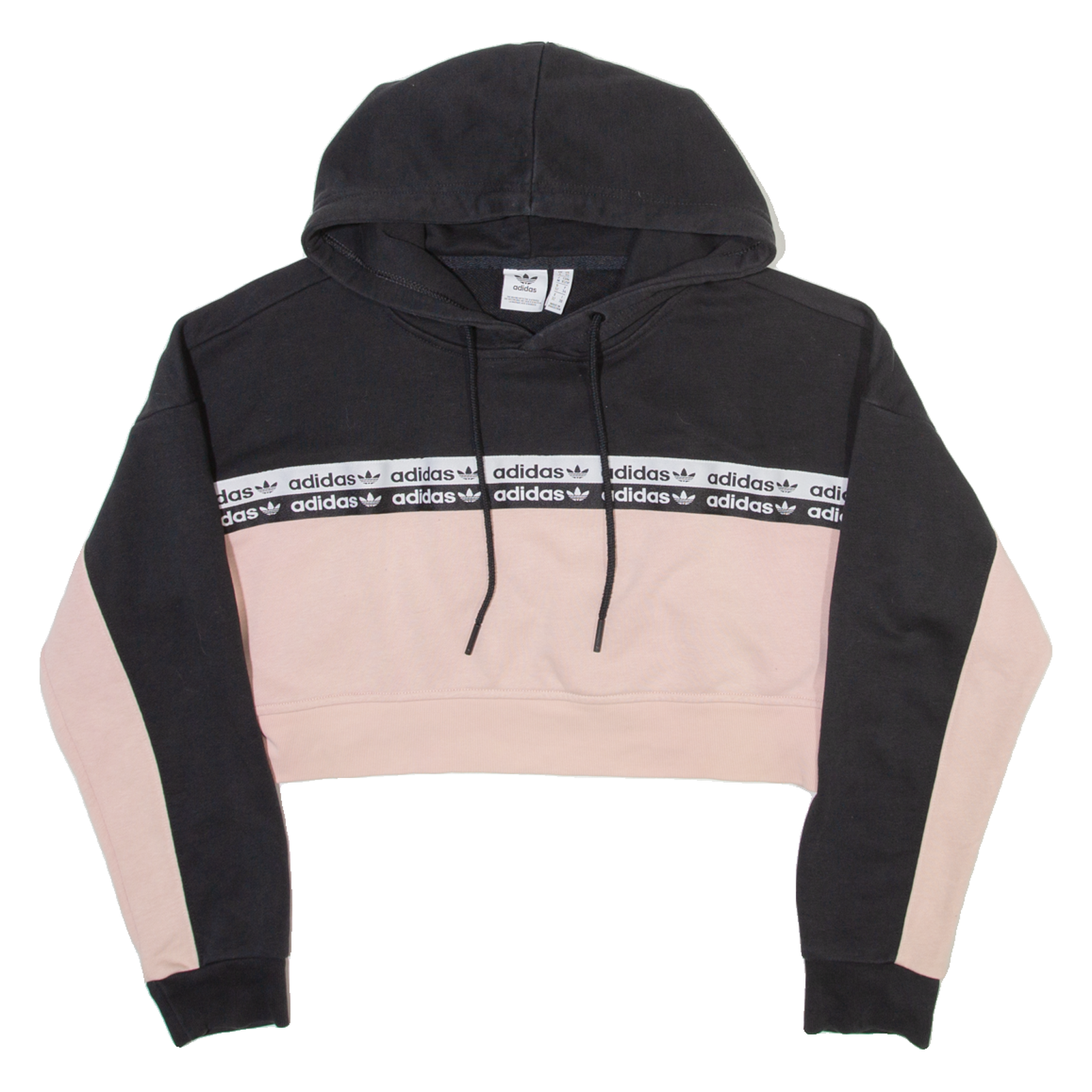 ADIDAS ORIGINALS Cropped Womens Pink Hoodie UK 6 Refurbished - N/A refurbished available on Cerqular