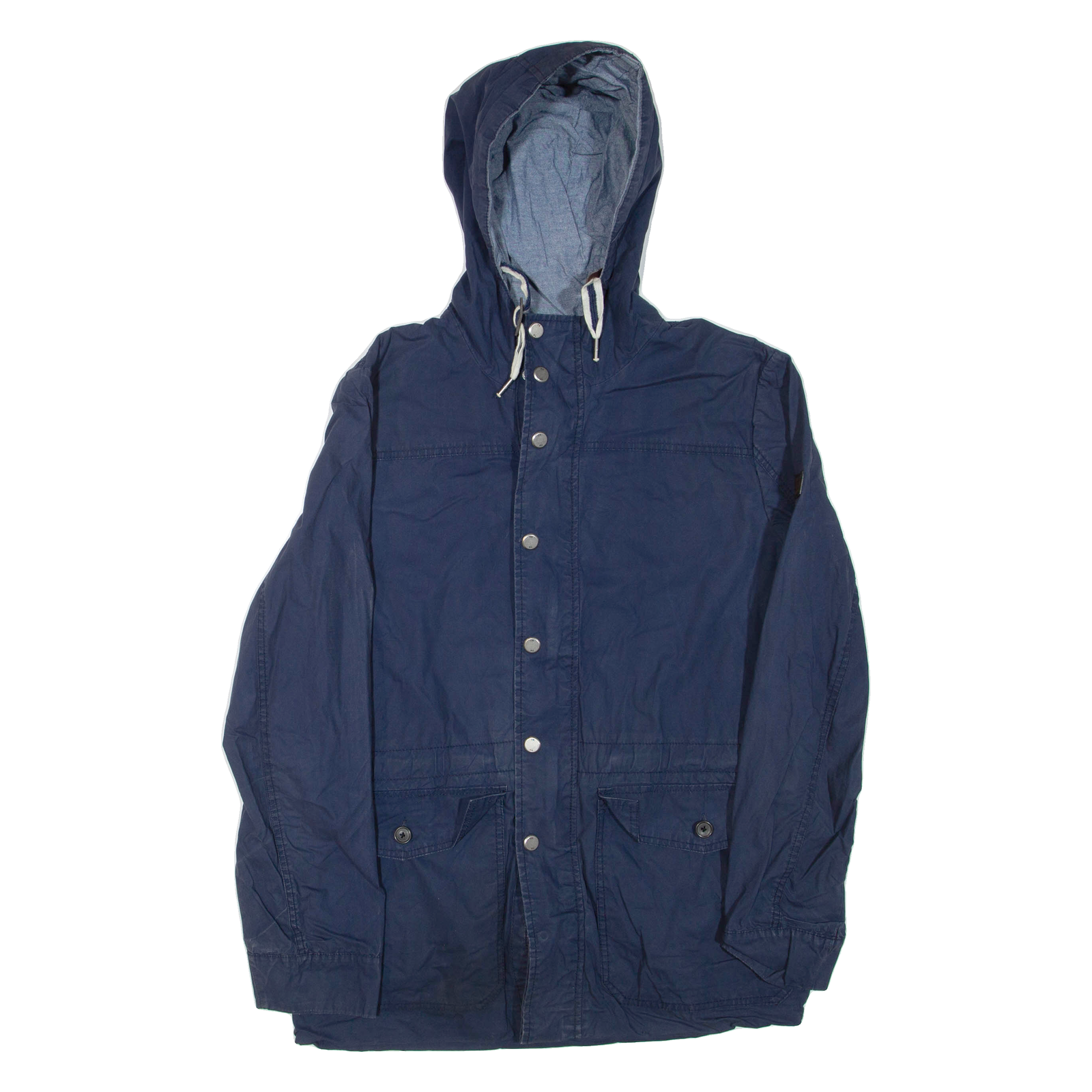 TOMMY HILFIGER Mens Jacket Blue Hooded S Refurbished - N/A refurbished available on Cerqular