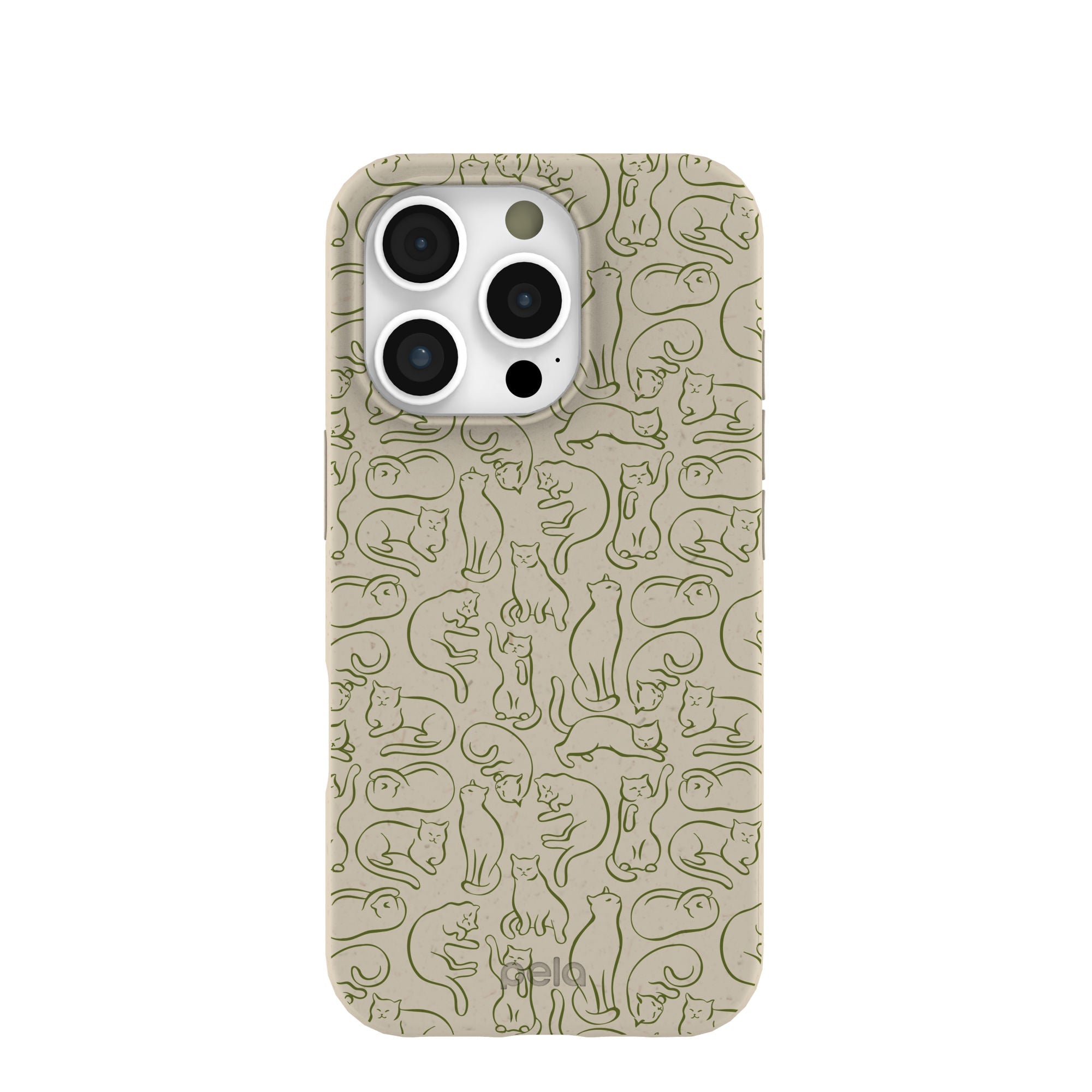London Fog Say Meow iPhone 16 Pro Case Refurbished - Pela Case refurbished available on Cerqular