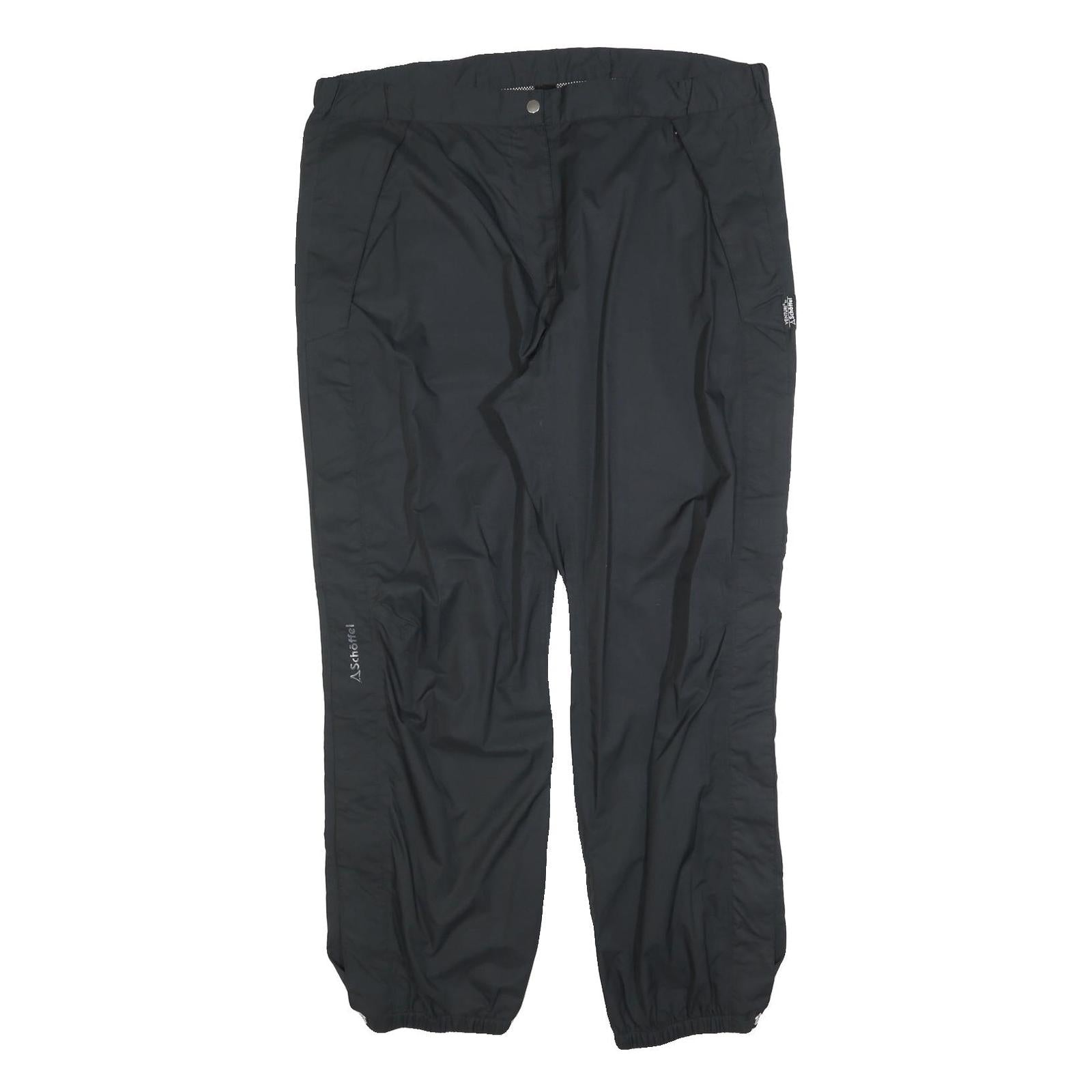 SCHOFFEL Womens Polyester Blend Black Regular Leg Trousers W40 L30 Outdoor Zip Refurbished - N/A refurbished available on Cerqular