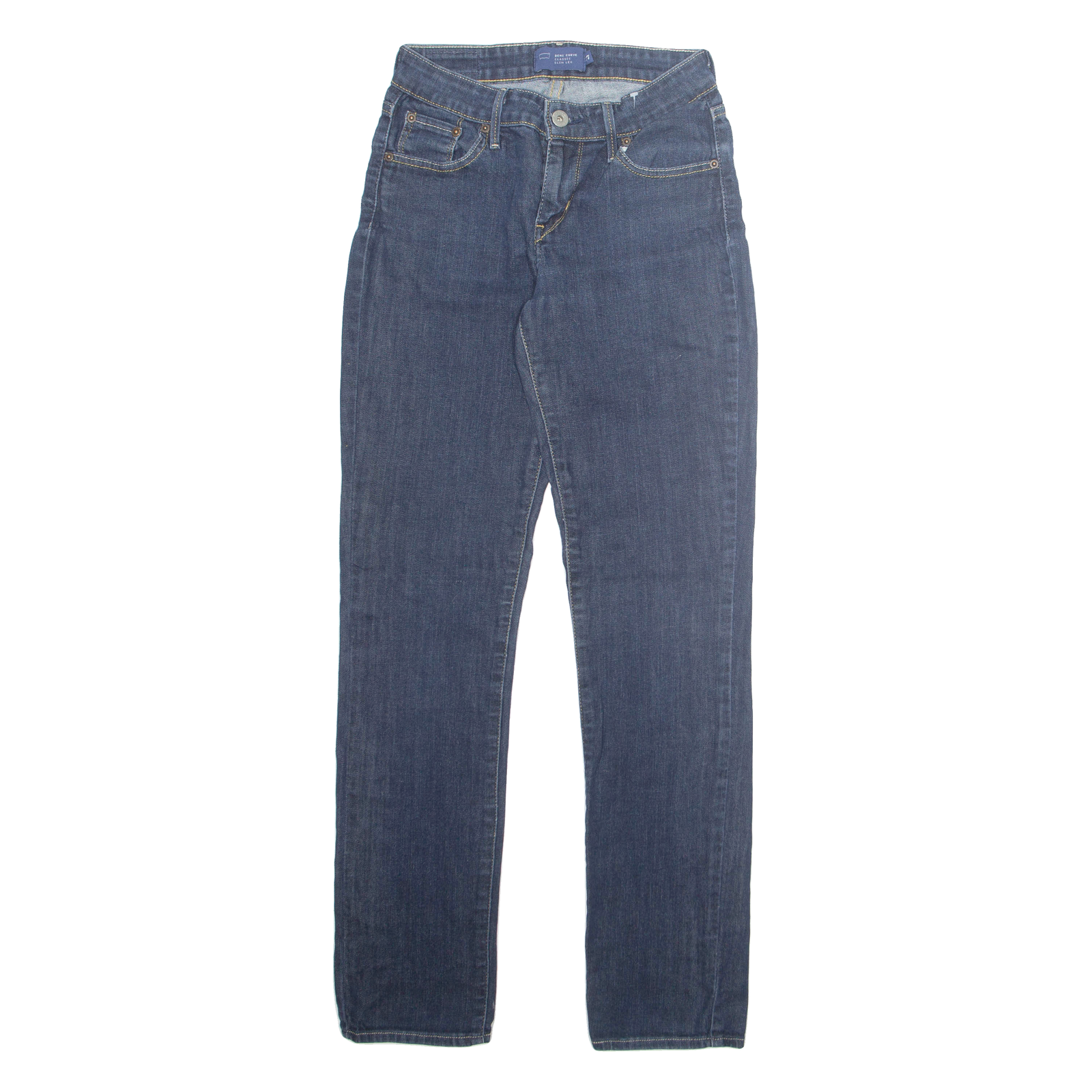 LEVI'S Womens Jeans Blue Slim Skinny W25 L30 Refurbished - N/A refurbished available on Cerqular