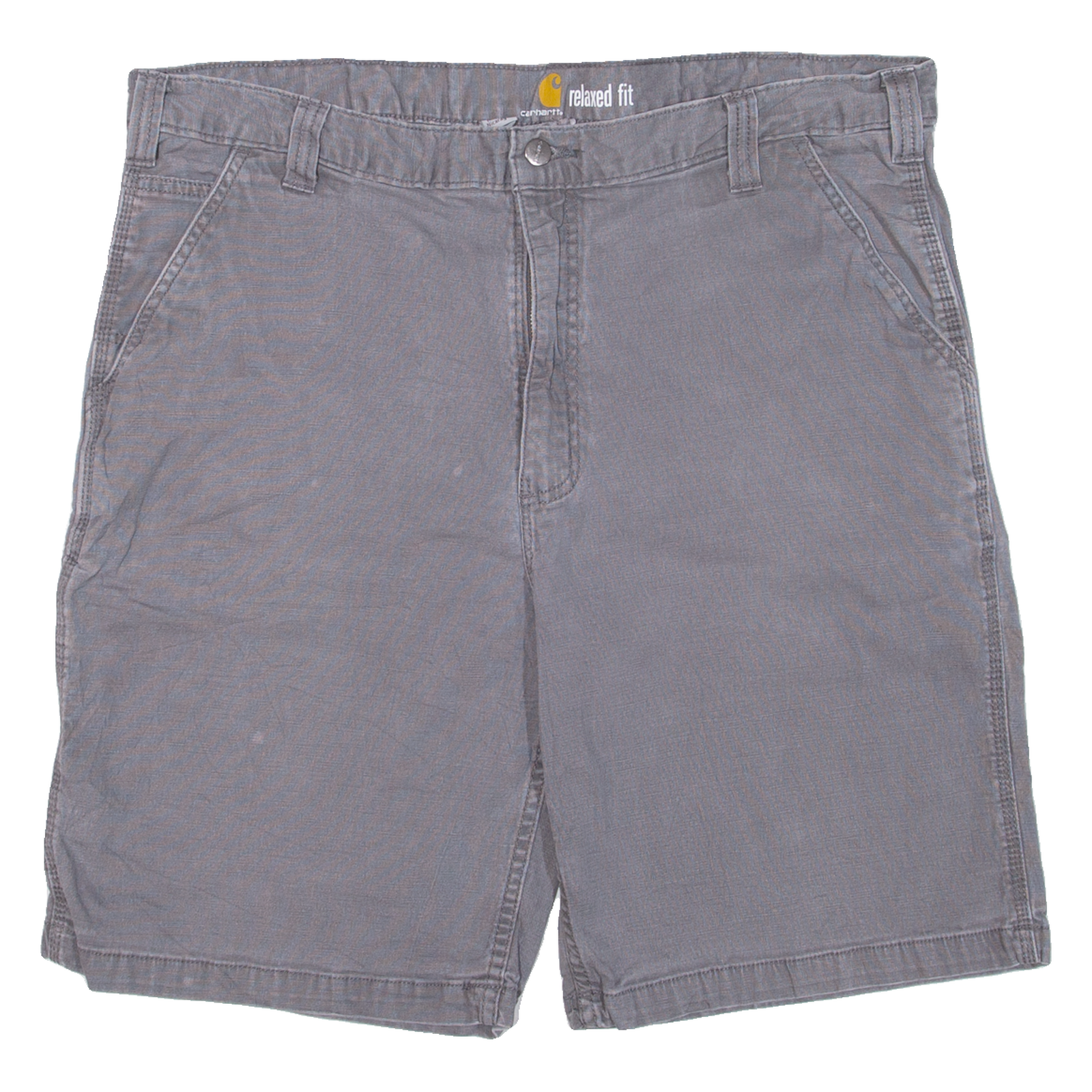 CARHARTT Mens Workwear Shorts Grey Relaxed XL W40 Refurbished - N/A refurbished available on Cerqular