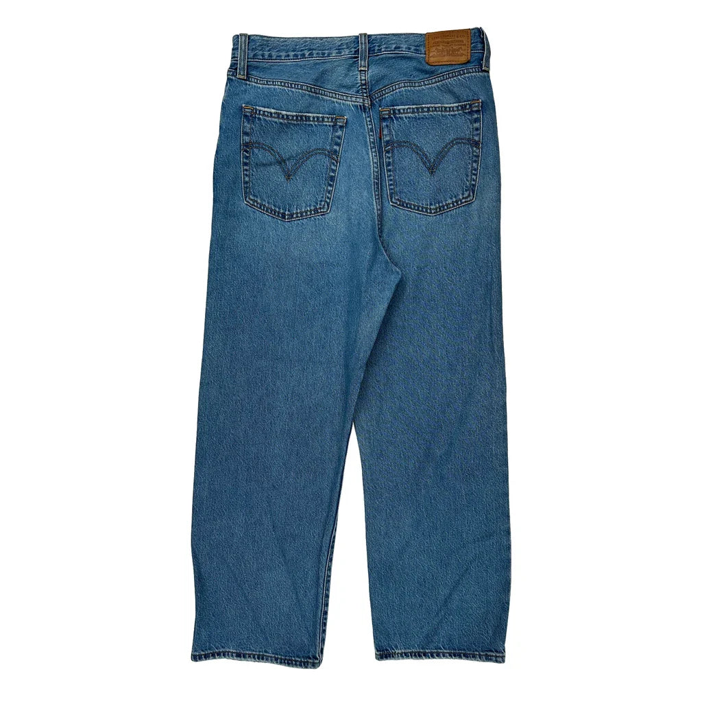 Levis Jeans - 29W UK 12 Blue Denim Refurbished - Thrifted (note: this is a term often used to describe second- refurbished available on Cerqular