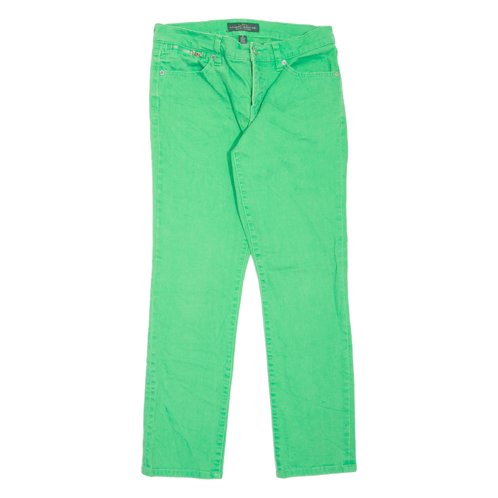 RALPH LAUREN LAUREN JEANS CO. Womens Jeans Green Slim Straight W30 L28 Refurbished - N/A refurbished available on Cerqular