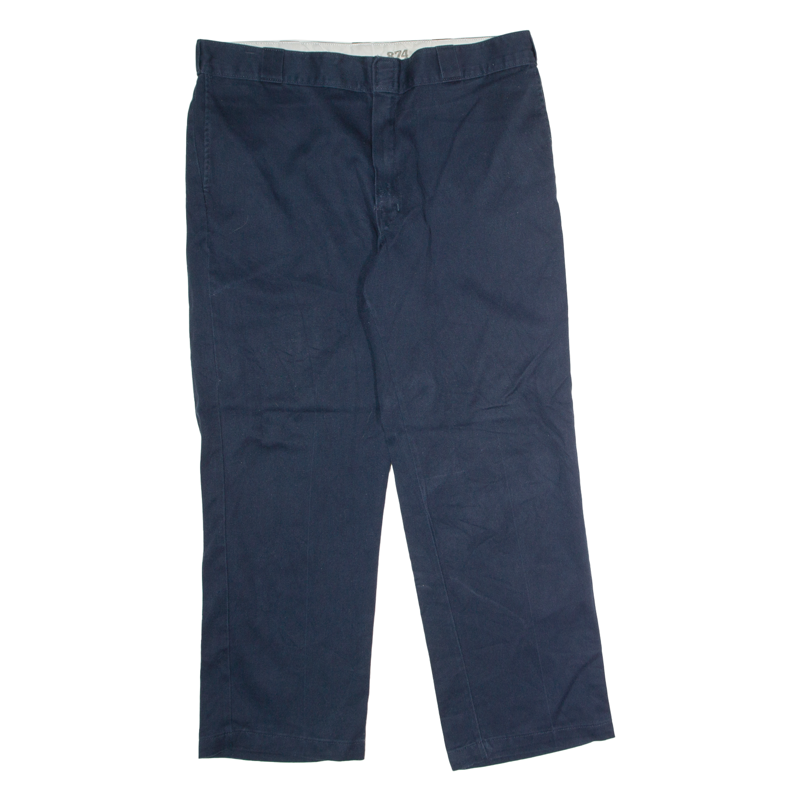 DICKIES 874 Flex Workwear Mens Twill Trousers Blue Classic Straight W38 L30 Refurbished - N/A refurbished available on Cerqular